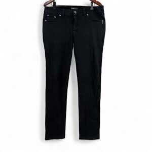 Silver Jeans Womens Size XL Black Denim Stretch Skinny Mid-Rise Casual